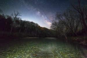 Buffalo National River at Night